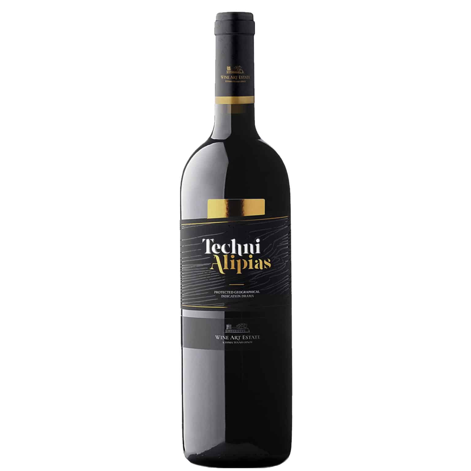 techni alipias red - wine art estate - blend of Cabernet Sauvignon and Agiorgitiko