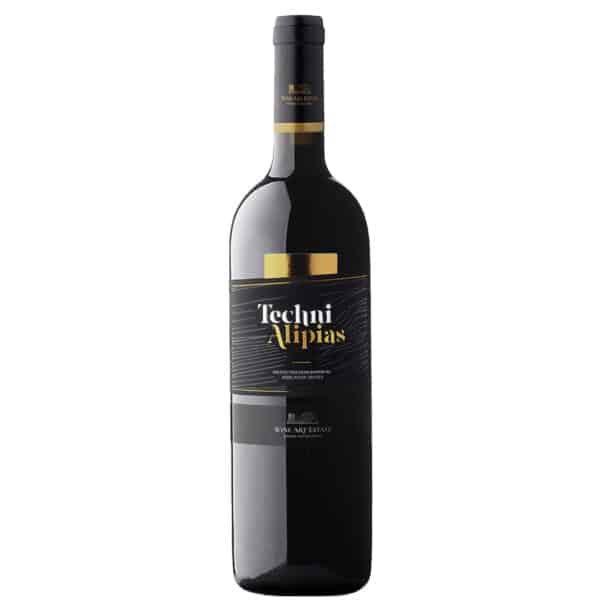 techni alipias red - wine art estate - blend of Cabernet Sauvignon and Agiorgitiko