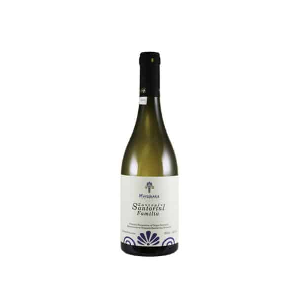 Bottle of Hatzidakis Familia red wine from Santorini, Greece - la maison du vin