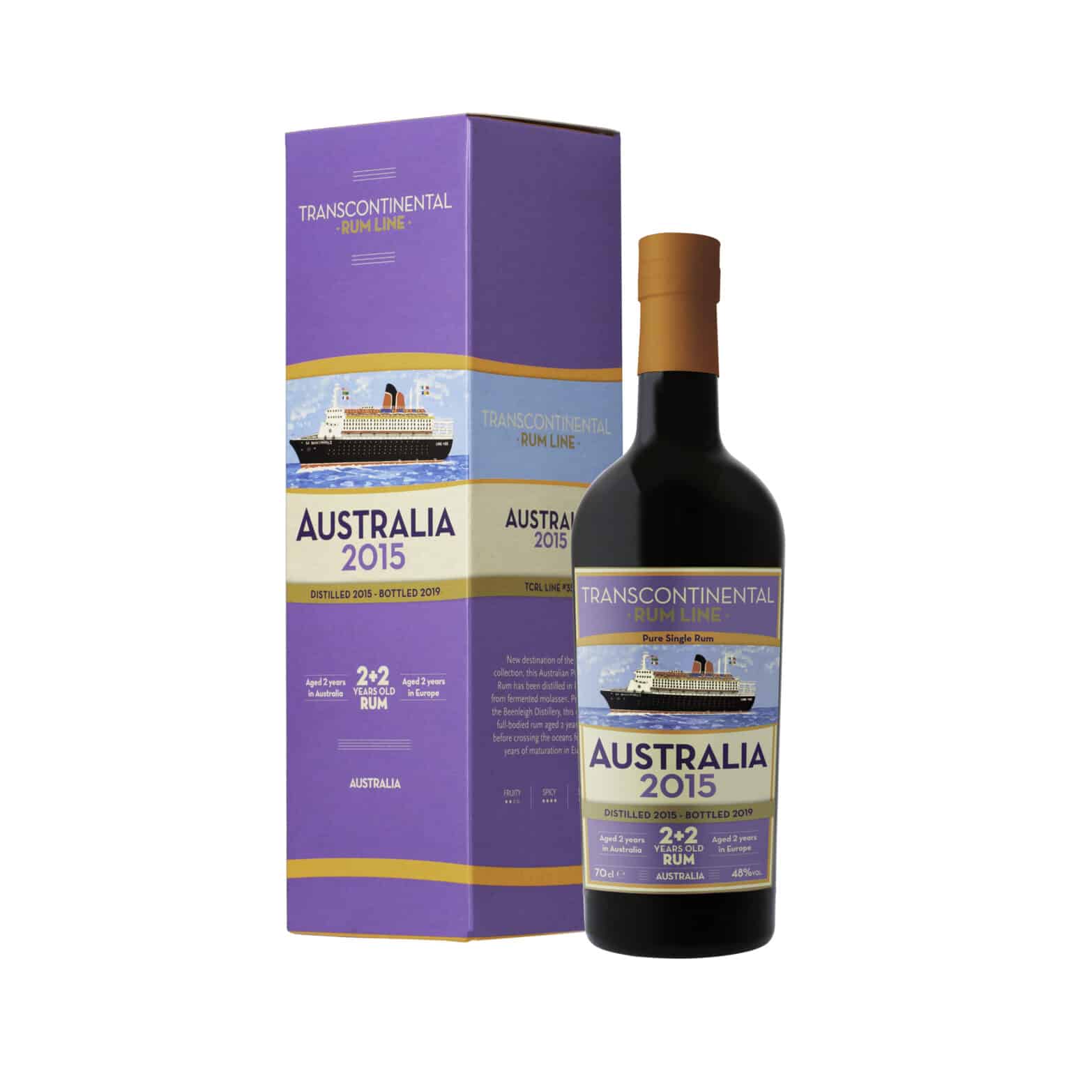 TRANSCONTINENTAL RUM LINE AUSTRALIA