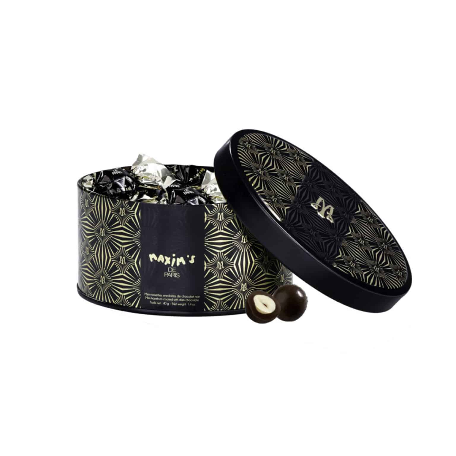 MAX 4534 - OVALE NOIR - MAXIM'S DE PARIS CHCOLATES - LA MAISON DU VIN