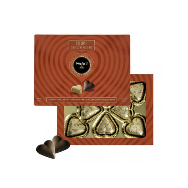 MAX 3193 - BOX WITH 8 CHOCOLATES HEART SHAPE 45GR - maxims de paris, chocolates, gifts online, gourmet store, la maison du vin - cyprus