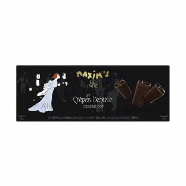 MAX 2172 - 18 DARK CHOCOLATE LACE CREPES -MAXIM DE PARIS CHOCOTLAES - LA MAISON