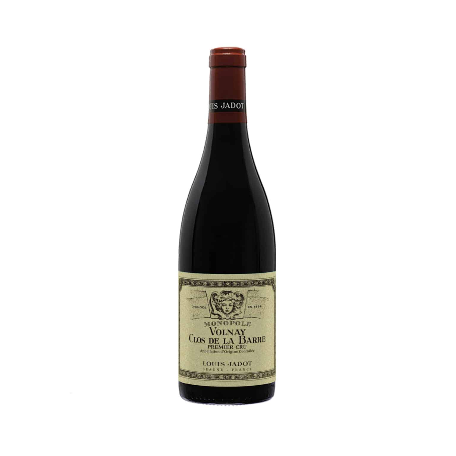 Volnay Clos de la Barre Monopole Premier Cru, louis jadot. pinot noir, la maison du vin