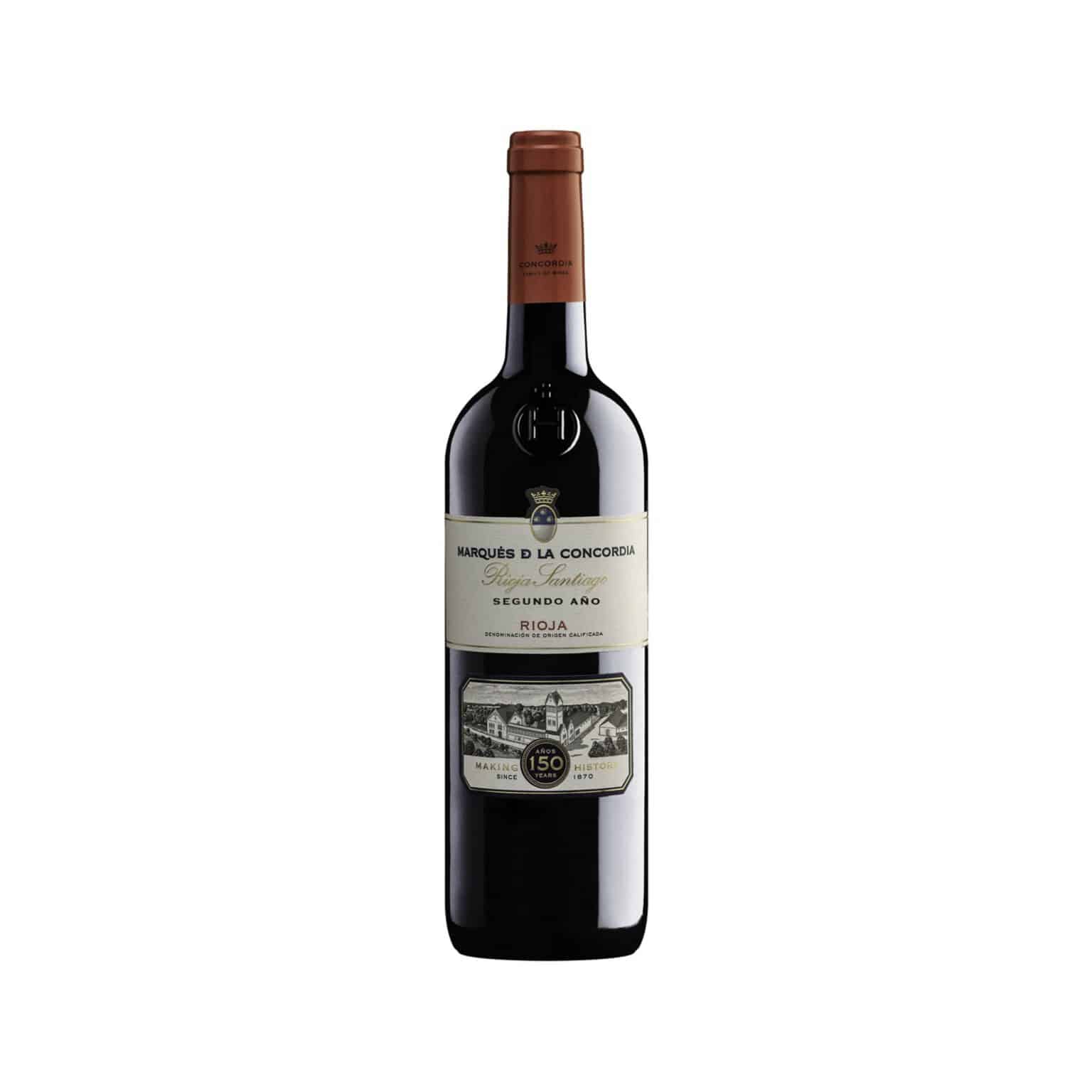 TEMPRANILLO MARQUES DE LA CONCORDIA - RIOJA SEGUNDO ANO, spanish wine online, la maison du vin