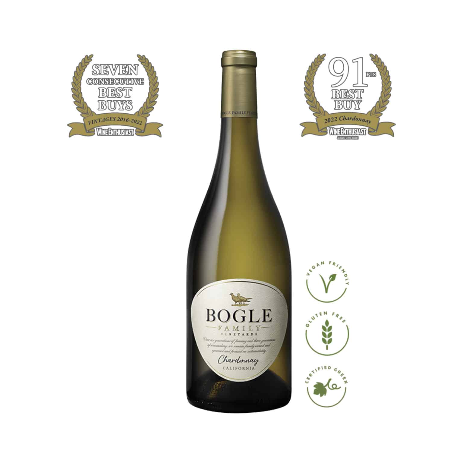 CHARDONNAY BOGLE - la maison du vin - california wine