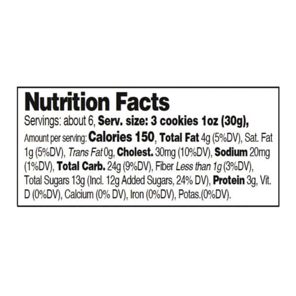 nutrition facts - borgo de medici - cyprus