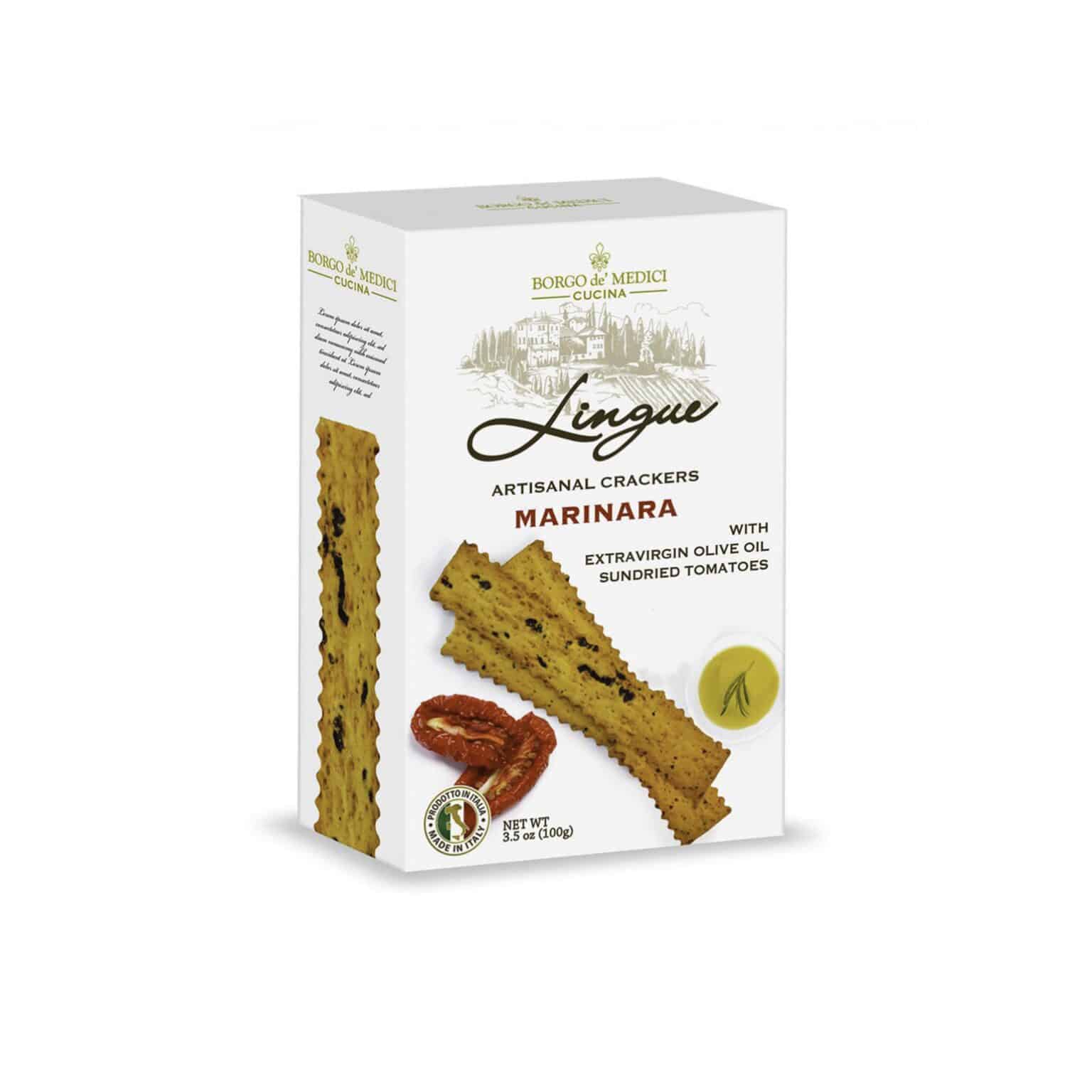 Lingue Marinara Tuscan Flatbread with Tomato & Oregano - LA MAISON DU VIN GOURMET PRODUCTS