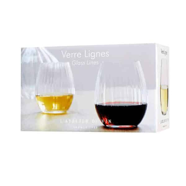 Verres Lignes - la maison du vin - wine glass