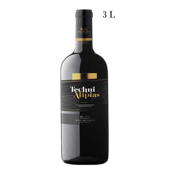 TECHNI ALIPIAS RED JEROBOAM 3 LITRES - wine art estate - large format - big bottle -double magnum - la maison du vin