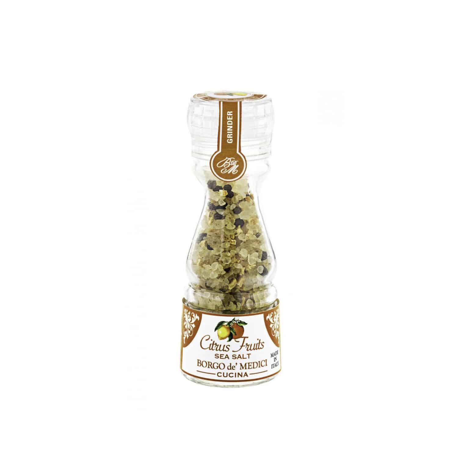 gourmet products cyprus, Citrus Fruits Sea Salt With Mini Grinder