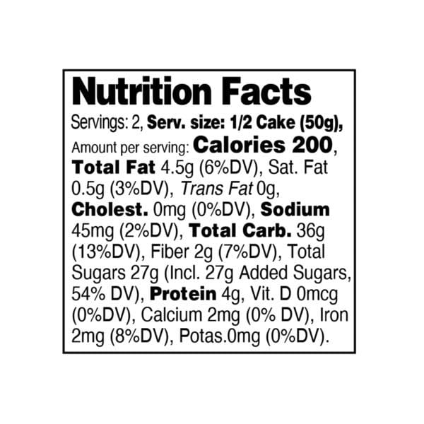 Panforte Cake With Figs & Walnuts - nutrition facts - italian gourmet products cyprus