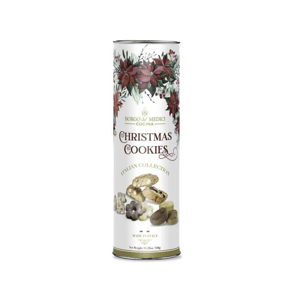 Christmas Assorted Cookies in Tube - Perfect for Corporate Christmas gifts - la maison du vin