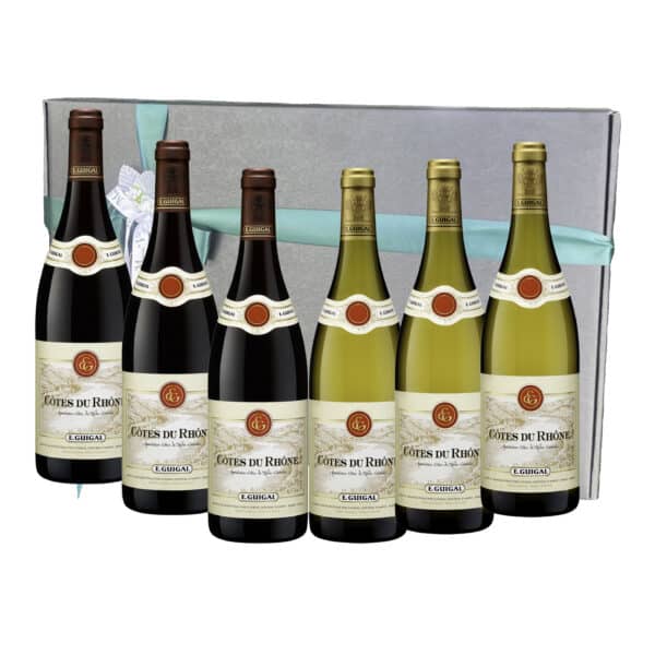 Luxury Wine Gift Box Côtes du Rhône, guigal, la maison du vin. cyprus wine gifts