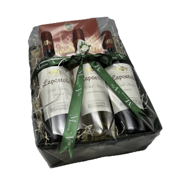Lapostolle Gift Tray + Maxim s de Paris Chocolates - la maison du vin
