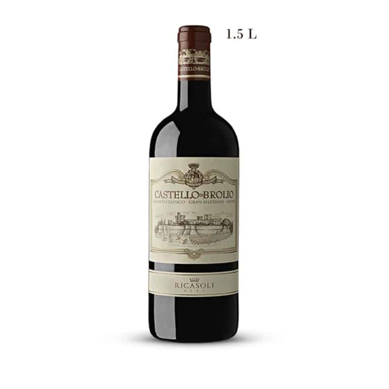 MAGNUM BOTTEL - CASTELLO DI BROLIO Chianti Classico Docg Gran Selezione Gaiole Sangiovese 100% - la maison du vin - super tuscan wine