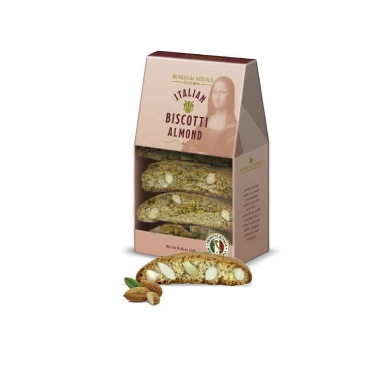 Almond biscotti in box - borgo de medici / la maison du vin