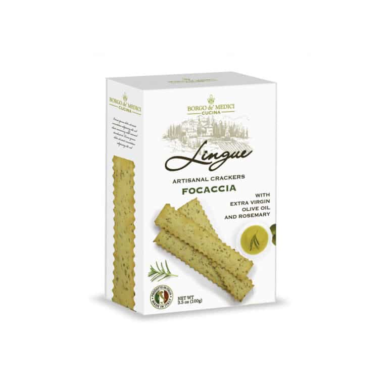 TUSCAN FLATBREAD WITH EVO OIL TONGUES - BORGO DE MEDICI - la maison du vin