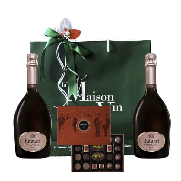 Ruinart Rose Gift bag - new year cyprus - new years eve - la maison du vin - maxims de paris