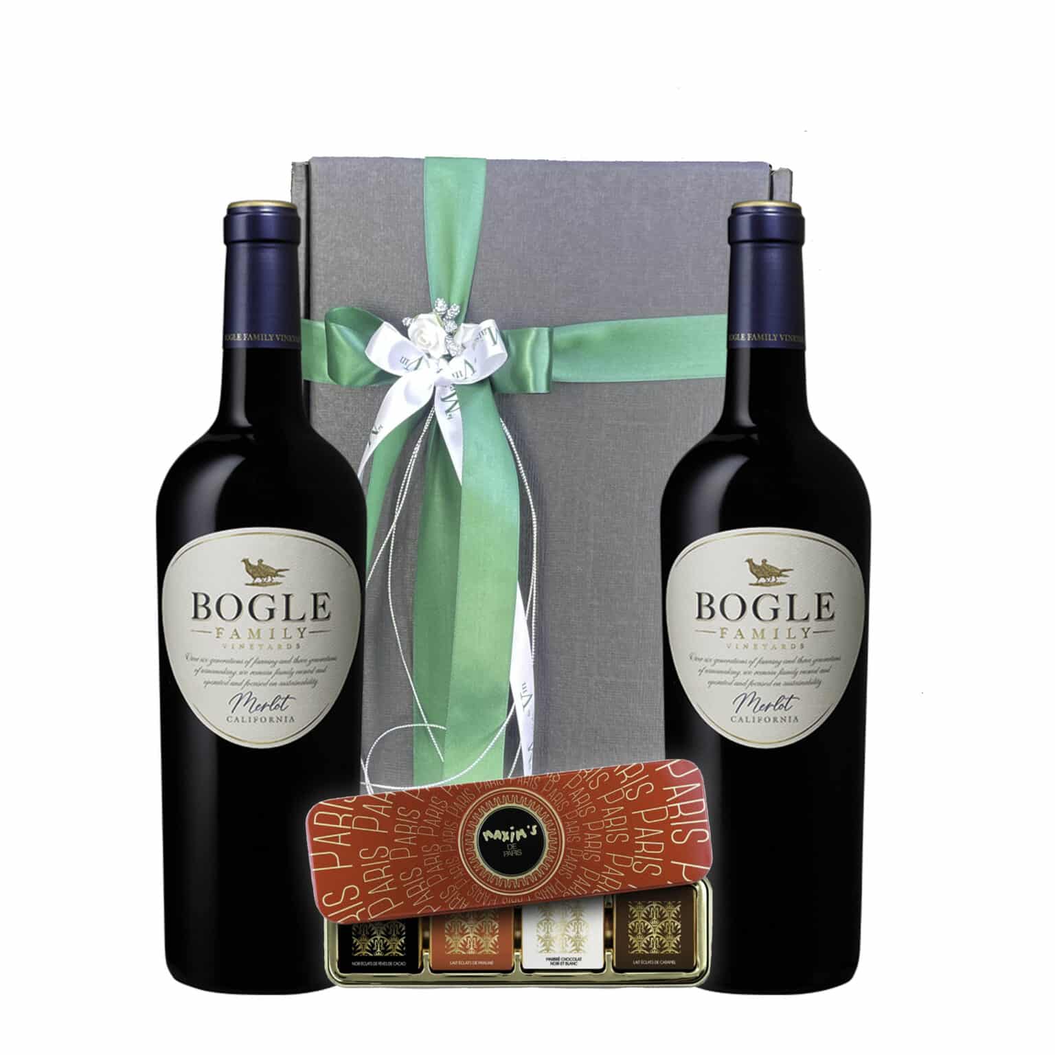 California bogle - wines - corporate gift box - maxims de paris - la maison du vin