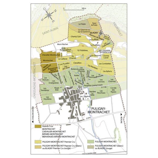 Bâtard-Montrachet Grand Cru - Chardonnay - Chardonnay, La Maison du vin Cyprus - online wine shop - burgundy map