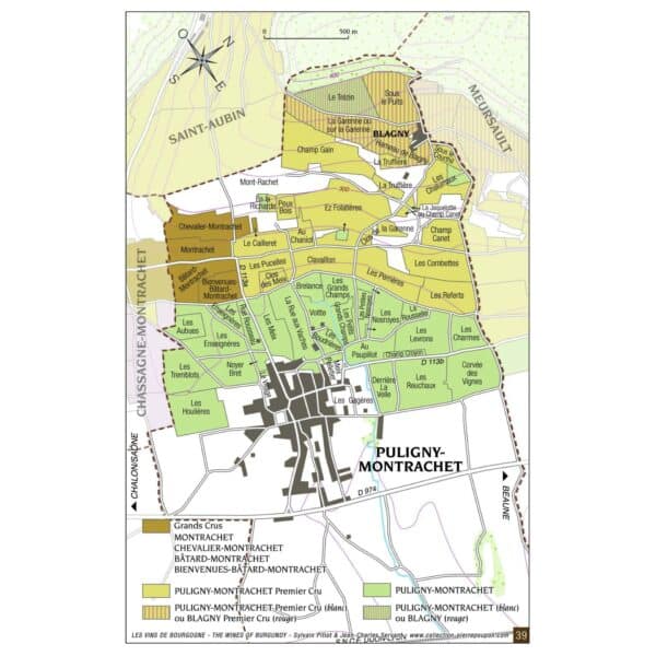 Puligny-Montrachet Olivier Leflaive This A.O.C. is at the bottom of the hill, on a brown soil from the North of Meursault to the South of Chassagne. burgundy wine - la maison du vin