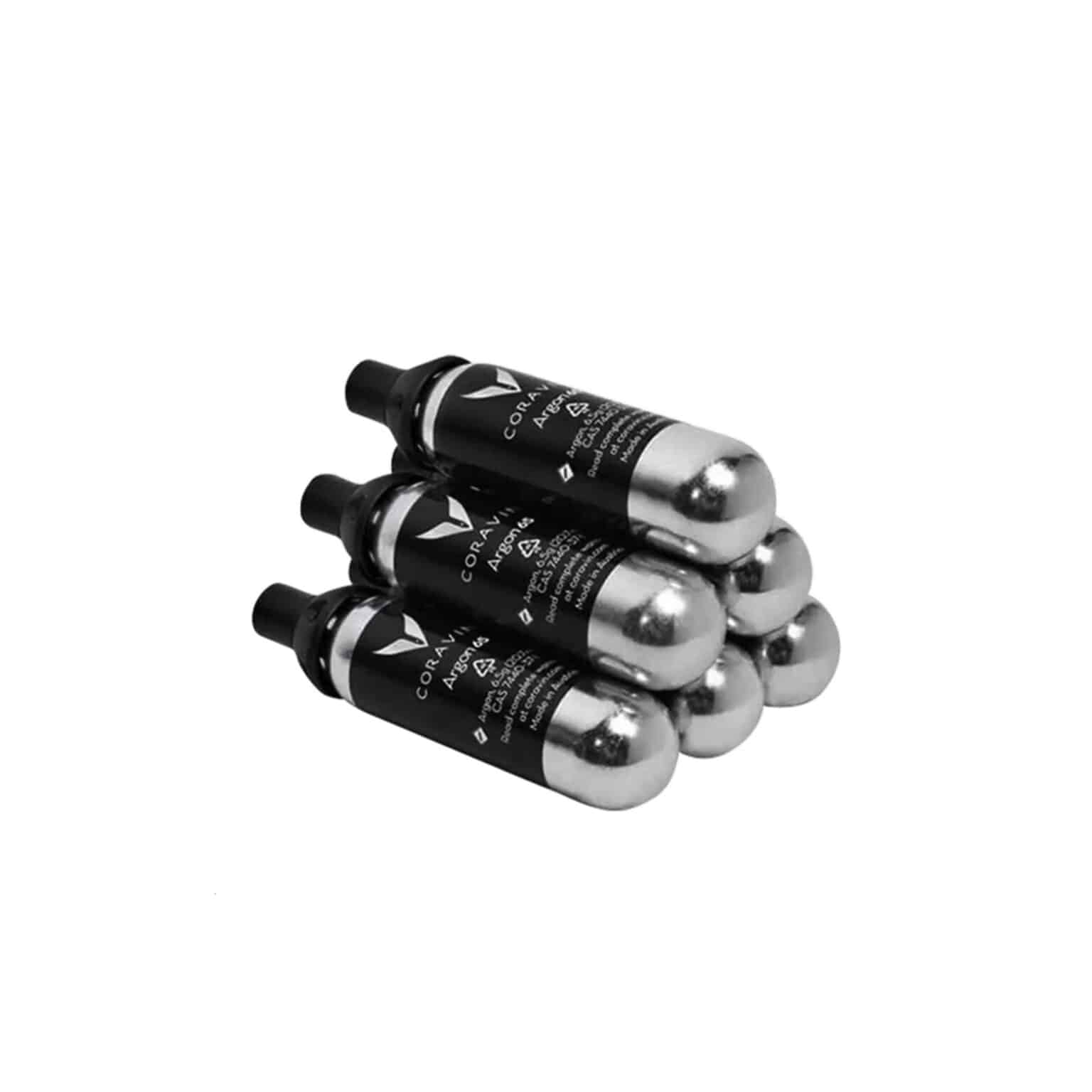 Set of 6 spare CORAVIN argon capsules - la Maison du vin - coravin cyprus