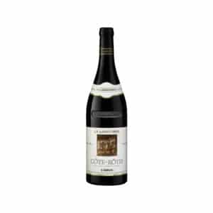 Bottle of Guigal La Landonne 2020 red wine from the Rhône Valley
