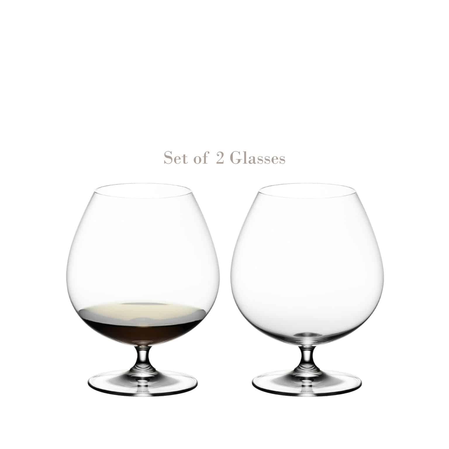 RIEDEL VINUM BRANDY SET OF 2 GLASSES (6416/18) The Brandy glass is perfect for concentrating the nuances of the spirit's bouquet. Riedel cyprus, La maison du vin online store