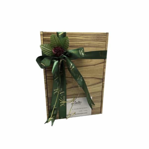 GIFT BOX - ZALTO DENK ART CHAMPAGNE BOX OF 2 (11552) corporate gifts, birthday gift, winelover, la maison du vin