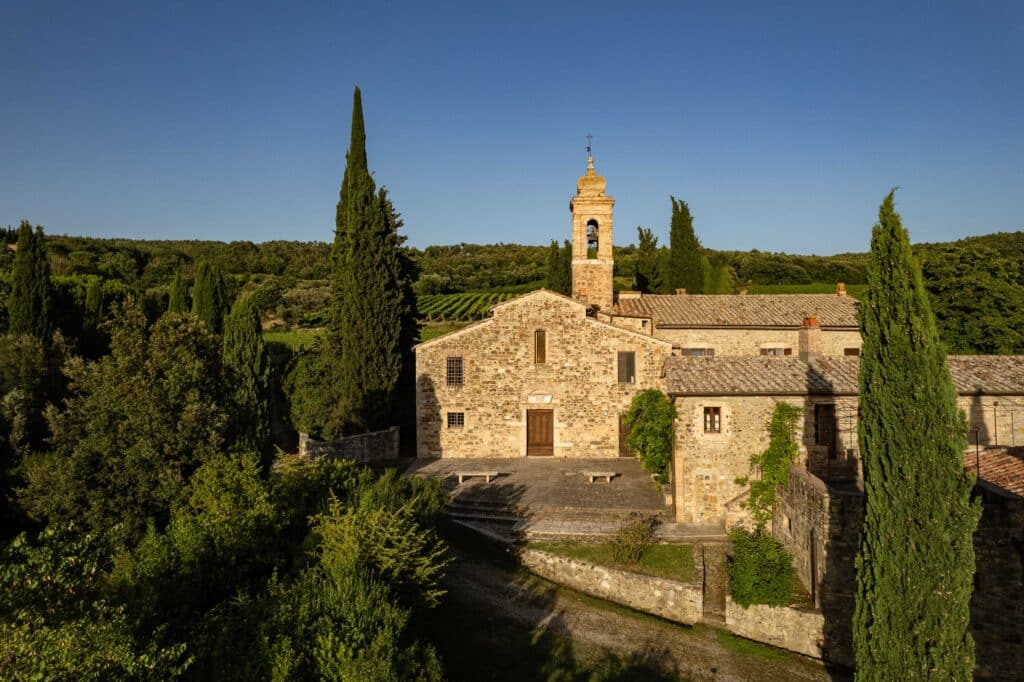 Pieve Santa Restituta – Gaja’s Brunello Estate in Montalcino Pieve Santa Restituta is the Gaja family’s celebrated estate in the heart of Brunello di Montalcino, Tuscany. Acquired by Angelo Gaja in 1994, this historic winery is named after a 4th-century church located on the property.