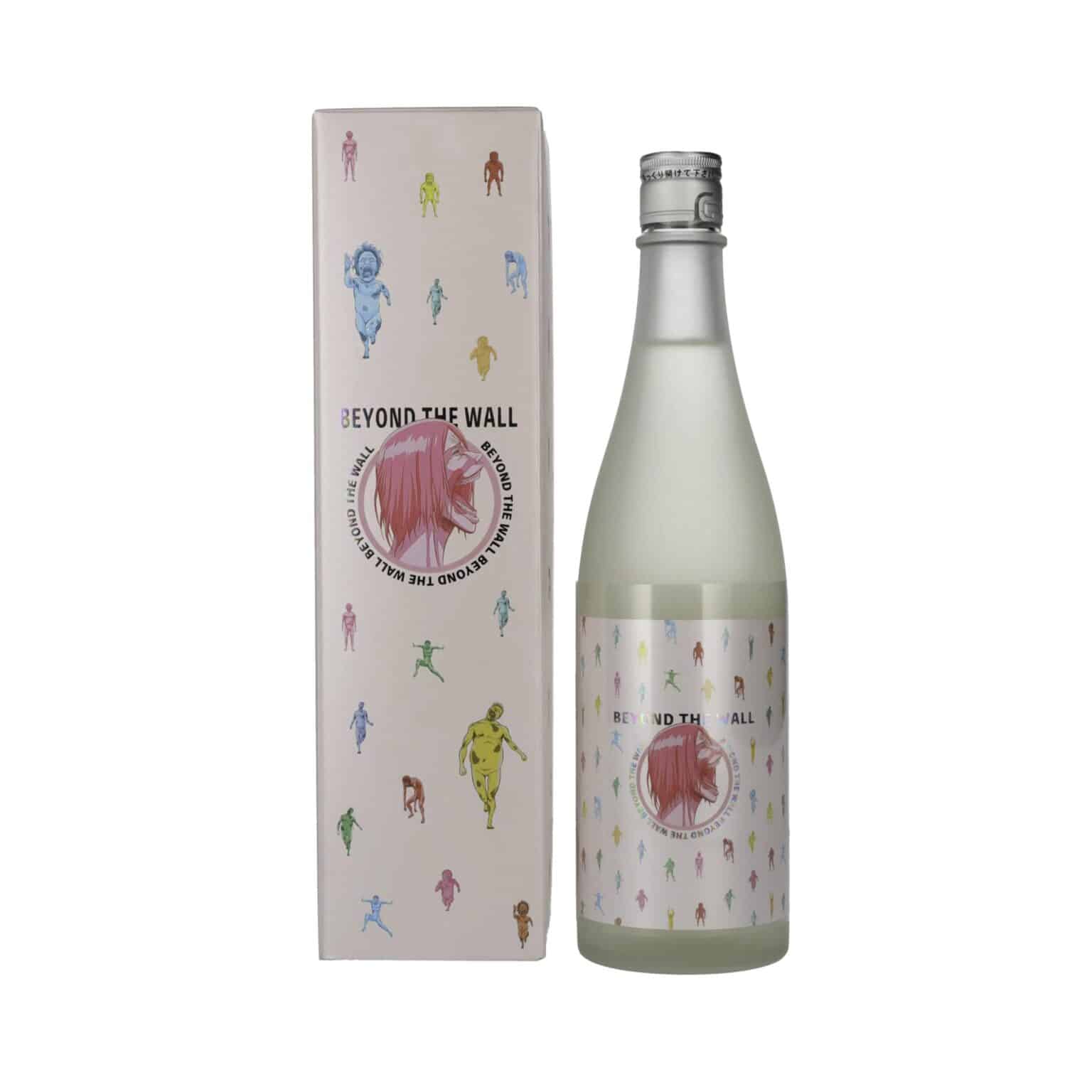 ATTACK ON TITAN X BEYOND THE WALL TITAN MODEL JAPANESE SAKE 72CL, la maison du vin, sake cyprus