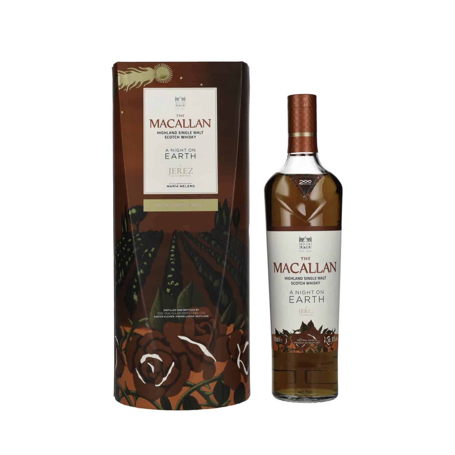 A limited-edition single malt Scotch whisky matured in exceptional sherry seasoned oak casks. Inspired by the year-end traditions in the home of Sherry wine, deep in the heart of Andalusia, Jerez, in southern Spain. Macallan, cyprus macallan , buy whisky online