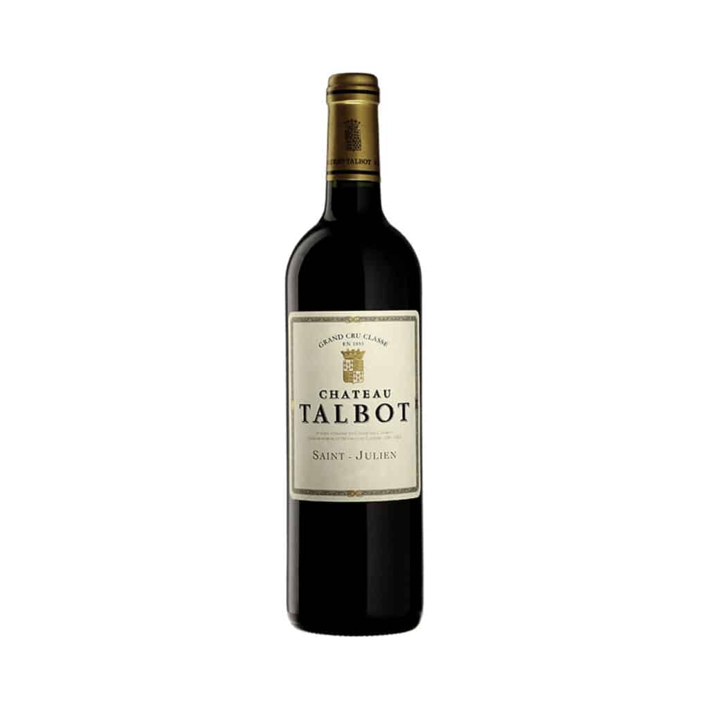 Château Talbot 2022 Saint-Julien Bordeaux red wine bottle