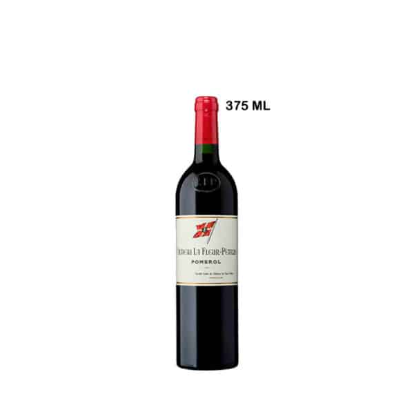 Bottle of Château La Fleur-Pétrus red wine with elegant label, ideal for classic meat dishes and refined cuisine