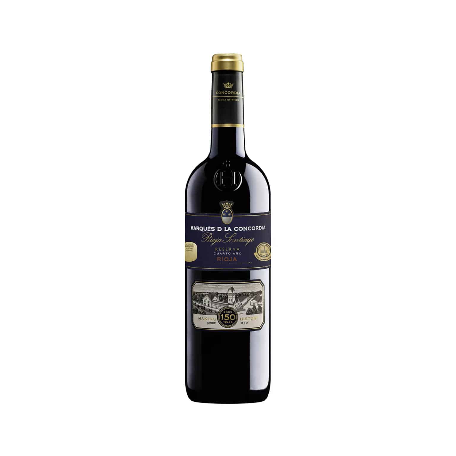 MARQUES DE LA CONCORDIA RIOJA RESERVA SANTIAGO, spanish wine, la maison du vin