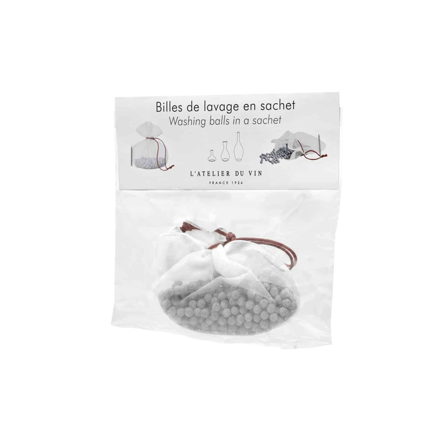 BILLES DE LAVAGE EN SACHET (095437) - Cleaning beads for carafe, vase, glass jar