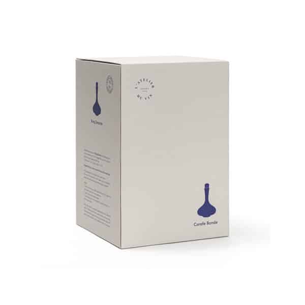 Wine decanter with mouth-blown glass stopper- wine decanter gift box