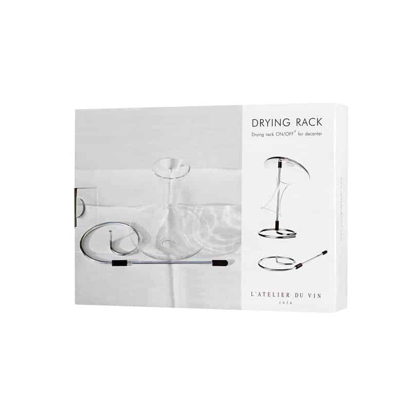 Decanter dryer rack ON/OFF Removable carafe rack The first demountable decanter dryer rack. la maison du vin, Decanter / Carafe is not inluded in the price