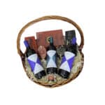 Ca’Marcanda & Maxim’s de Paris Luxury Gift Basket A sophisticated gift basket curated for true connoisseurs, combining fine Italian wines with exquisite Parisian - gift hamper - la maison du vin