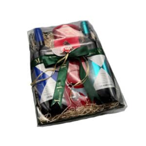 GIFT TRAY WITH 1 PROMIS, 1 VISTAMARE & CHOCOLATES - la maison du vin