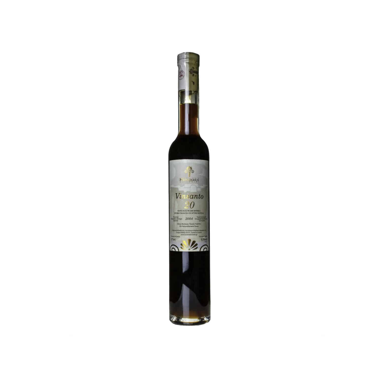 Hatzidakis Vinsanto '20' Half 2004 - greek wine - dessert wine - sweet wine - la maison du vin