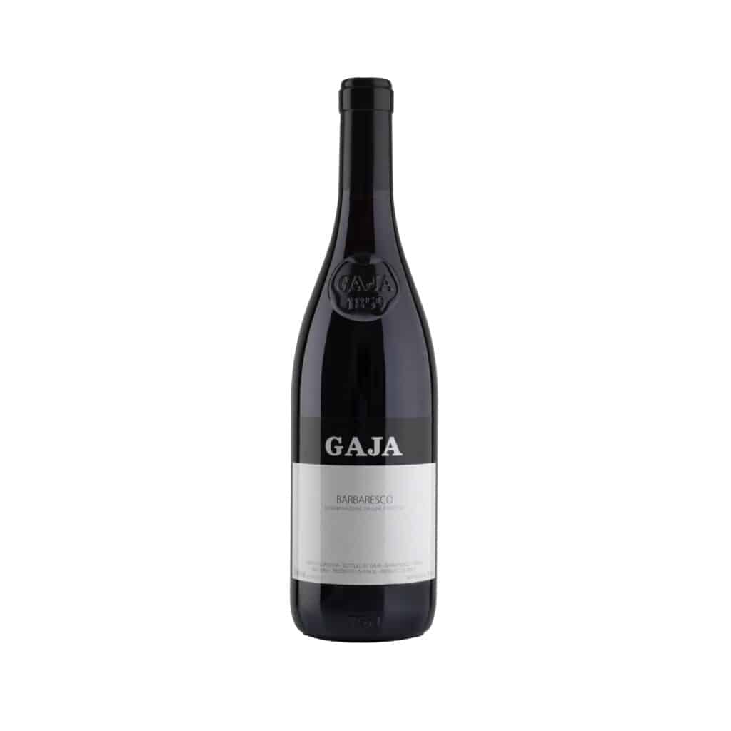 Bottle of GAJA Barbaresco 2020 – Iconic Italian Nebbiolo red wine from Piedmont
