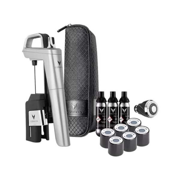 With the Coravin Timeless Six System, you can pour wines without removing the cork and preserve still wines for weeks or even years. - coravin cyprus - la maison du vin