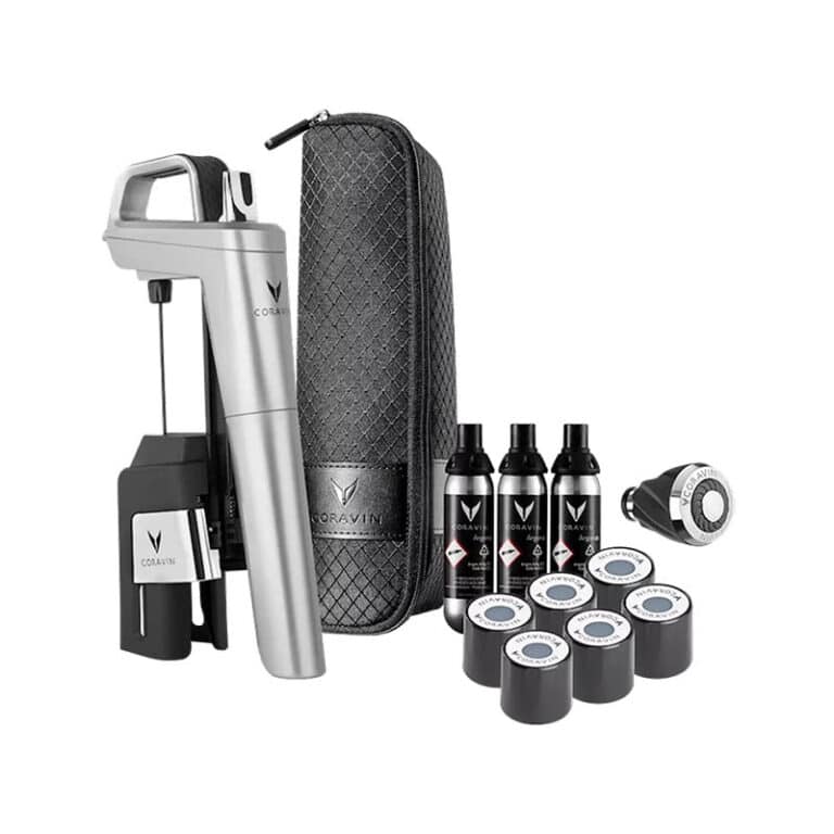 With the Coravin Timeless Six System, you can pour wines without removing the cork and preserve still wines for weeks or even years. - coravin cyprus - la maison du vin