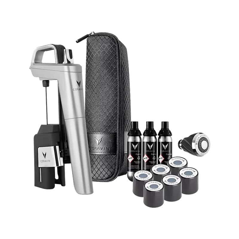 With the Coravin Timeless Six System, you can pour wines without removing the cork and preserve still wines for weeks or even years. - coravin cyprus - la maison du vin