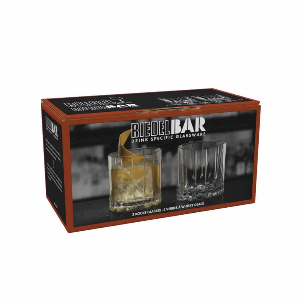 Riedel Bar Drink Specific Single Rocks Tumbler - Set of 2 - riedel whisky glass -whiskey glass