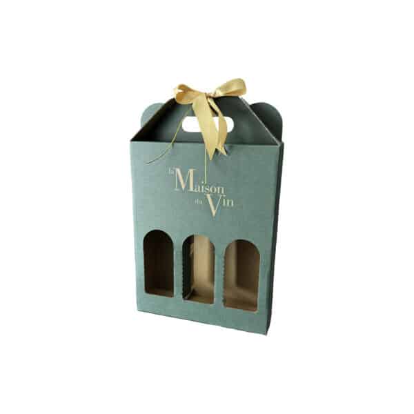 La Maison du Vin - Gift box of 3 Wine Bottles - Corporate gift - christmas gifts - name day gift - cyprus limassol - gift box