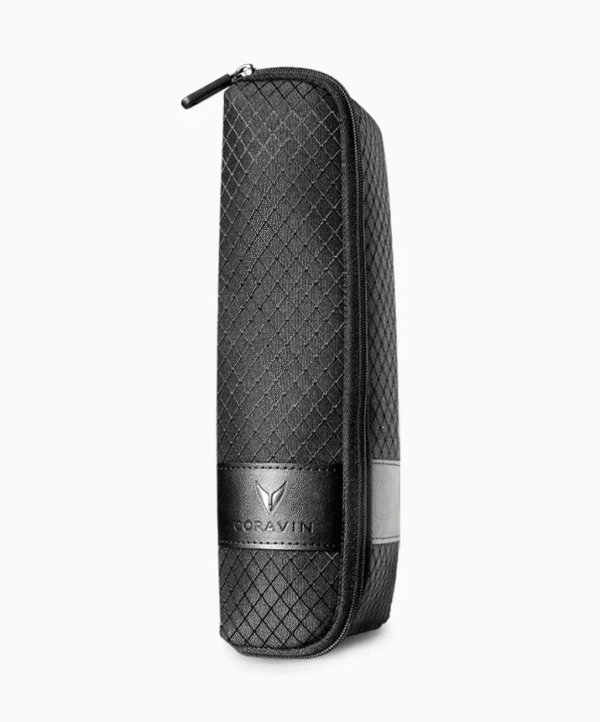 Timeless Carry Case (1) The Coravin Timeless Carry Case features two inner pockets that conveniently fit Coravin Pure™ Capsules or the Coravin Aerator