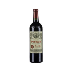 Château Pétrus 2022 wine with elegant label, ideal for decanting and fine dining.